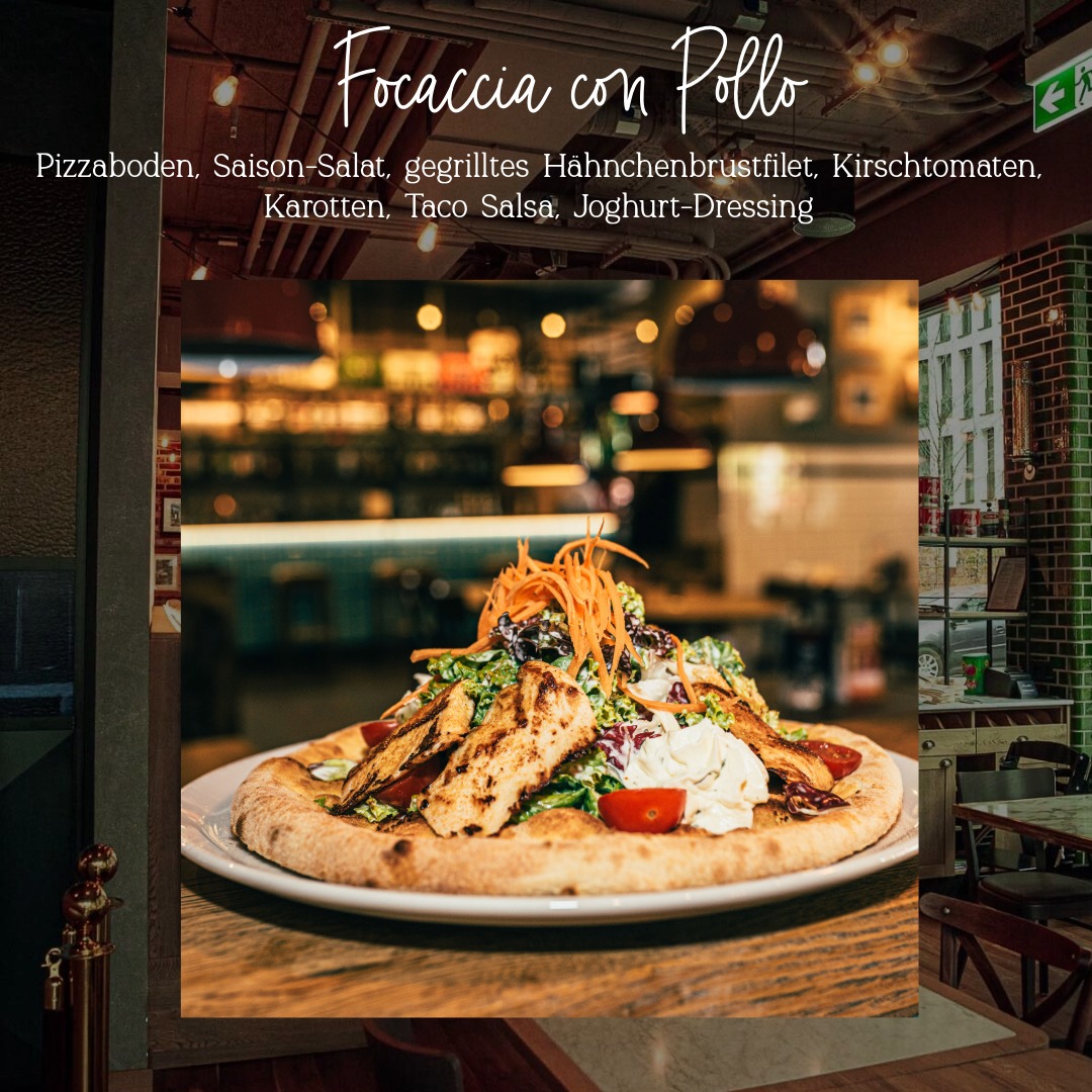 Focaccia con Pollo